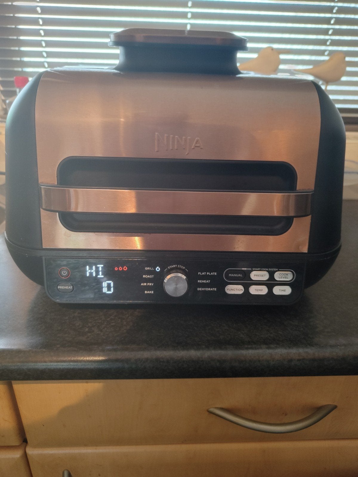 Ninja Foodi MAX PRO Health Grill, Flat Plate & Air Fryer, Witgoed en Apparatuur, Ophalen, Gebruikt, Airfryer XL, 1500 gram of meer