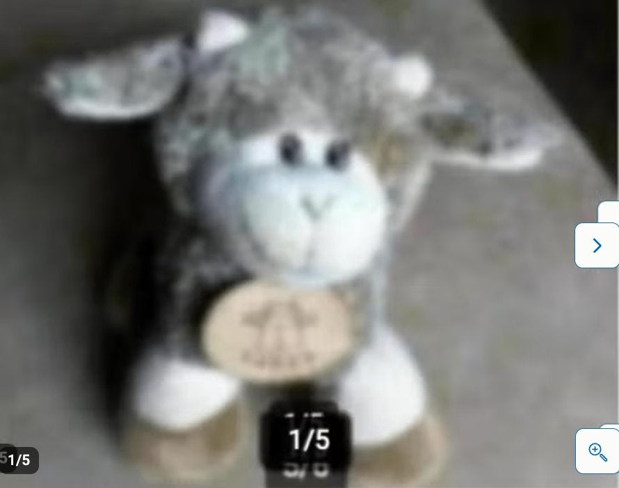 Knuffel schaap lengte 30 cm hoogte 27cm, Ophalen, Zo goed als nieuw, Overige typen, Middelgroot (20 tot 80 cm)