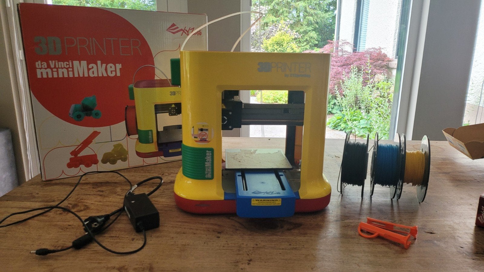 XYZprinting da Vinci miniMaker 3D-printer met filament, Computers en Software, 3D Printers, Gebruikt, XYZprinting, Ophalen of Verzenden