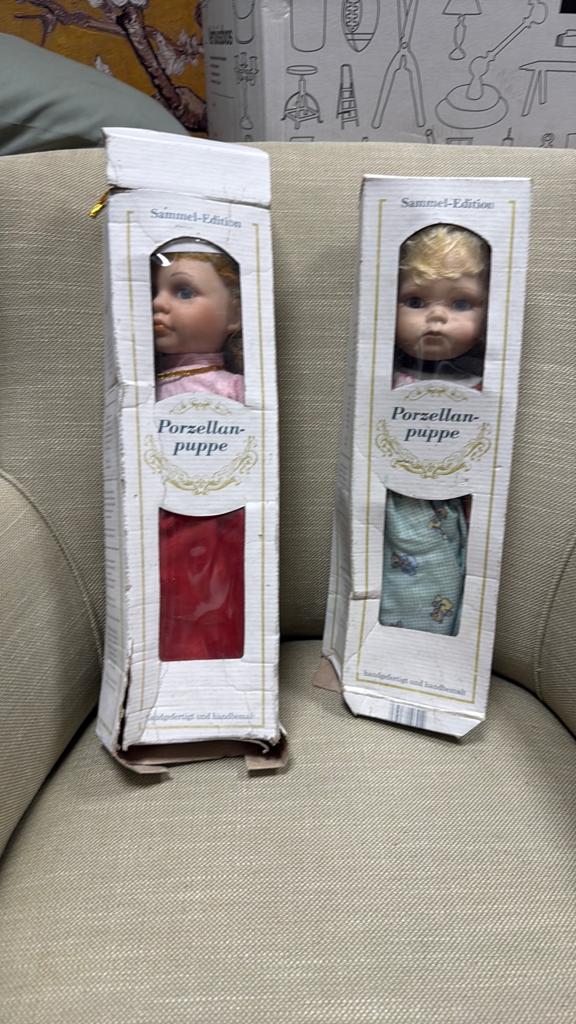 2 Porseleinen Poppen - Sammel-Edition, Verzamelen, Ophalen of Verzenden, Zo goed als nieuw, Pop