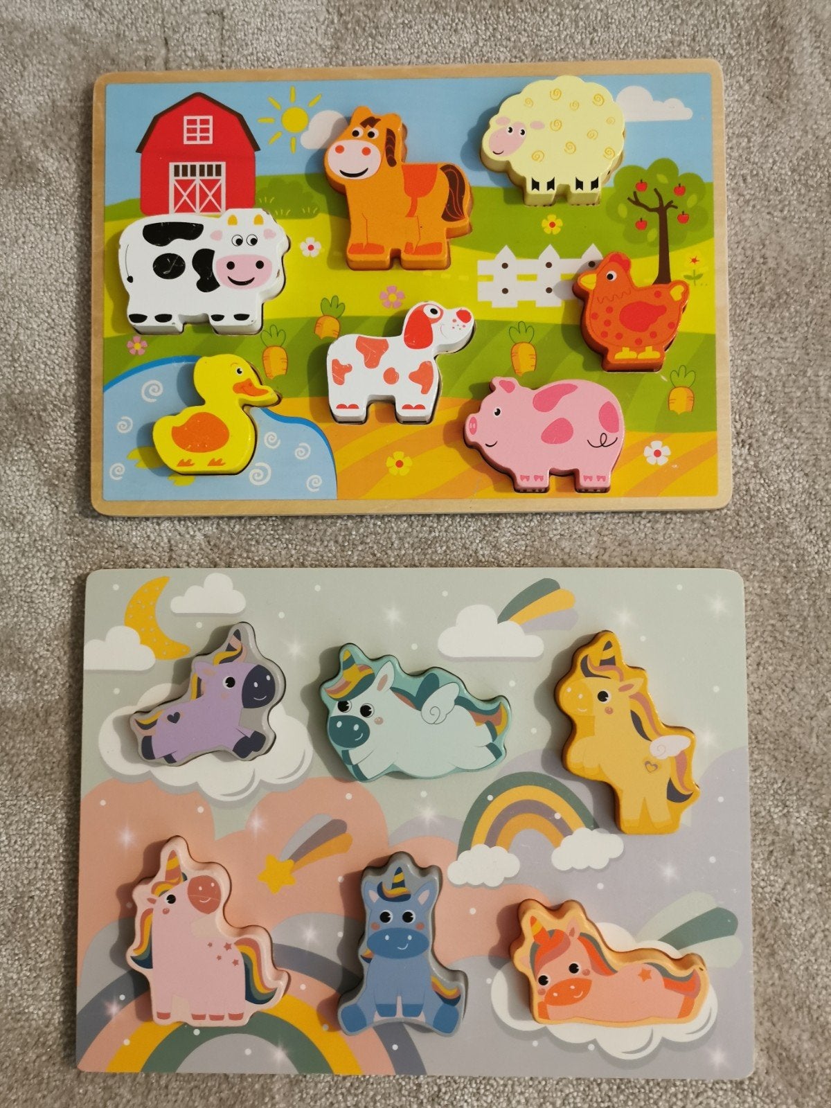 houten puzzels dieren, Ophalen, Minder dan 10 stukjes, 6 maanden tot 2 jaar