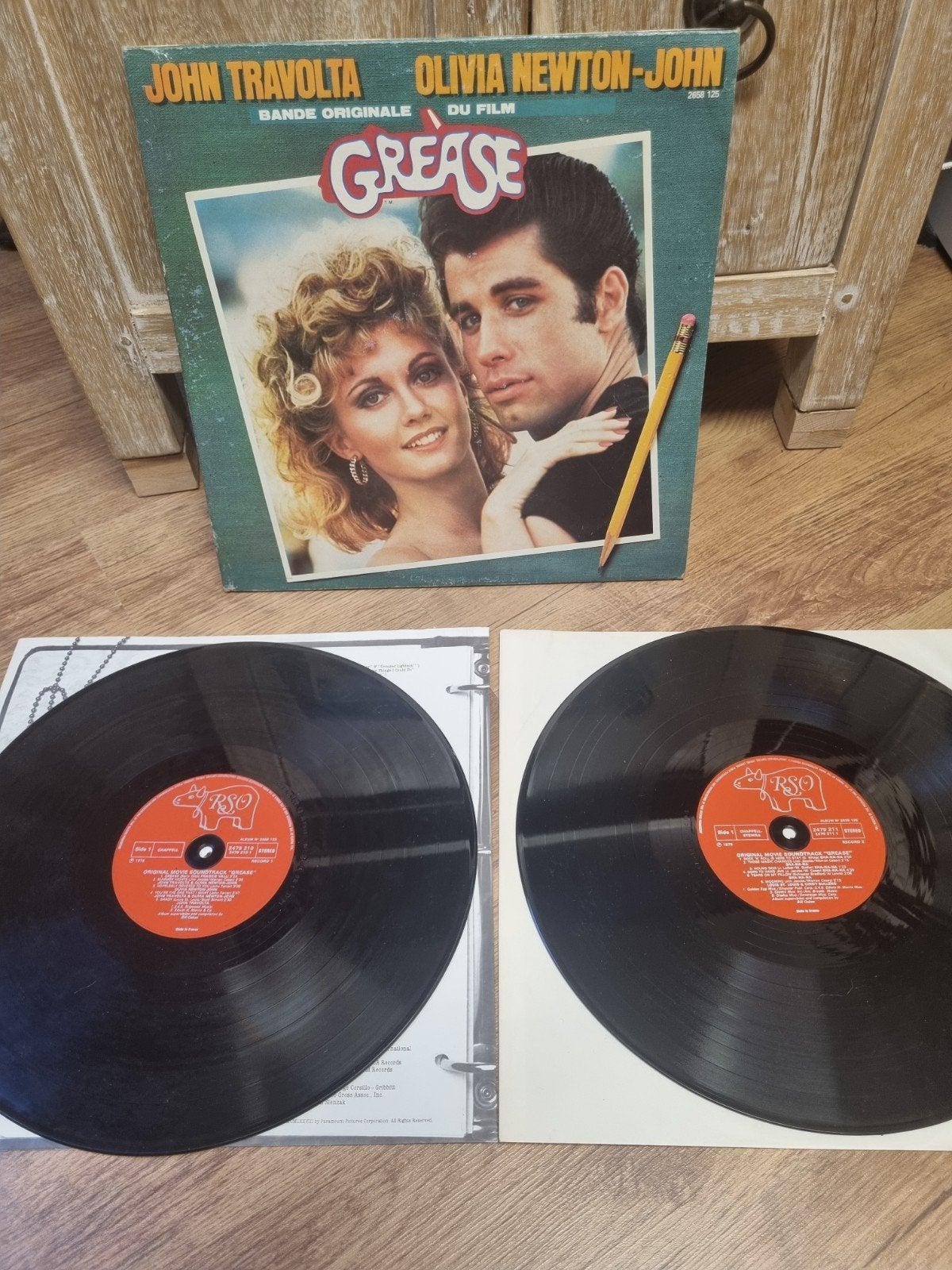 lp Grease (Bande Originale Du Film), Ophalen of Verzenden, Zo goed als nieuw, Overige formaten