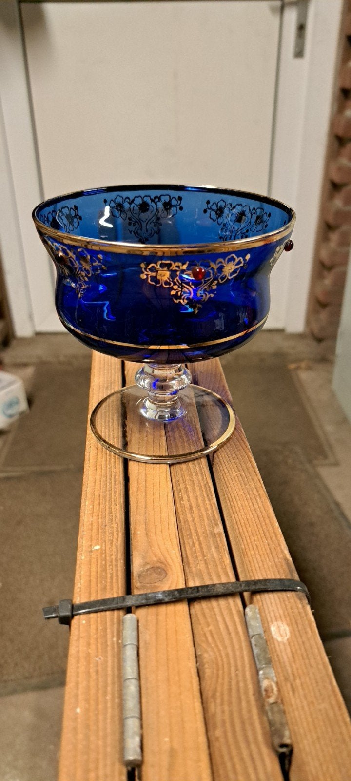 cobalt Blauw schaaltje, Ophalen