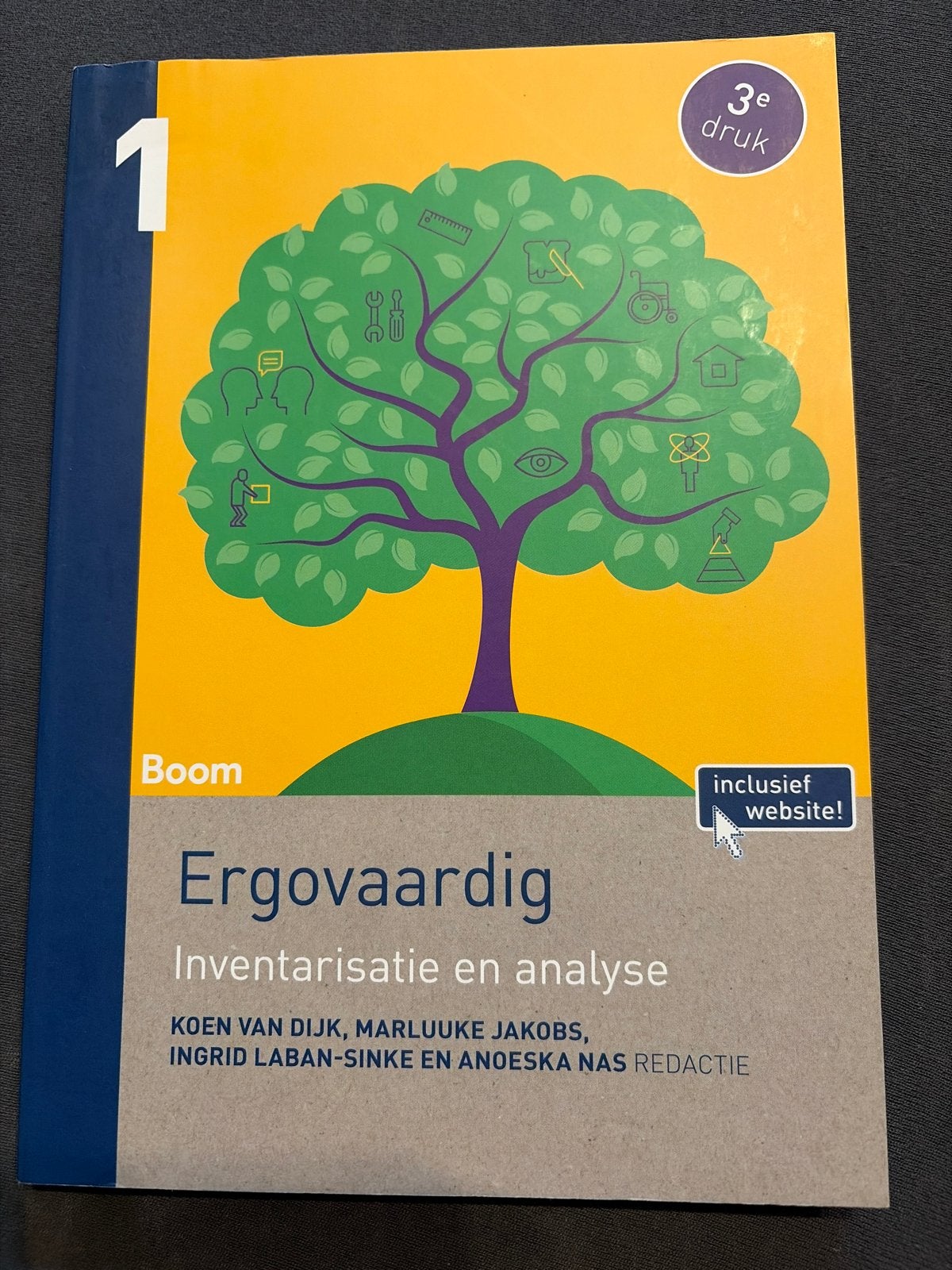 Ergovaardig 1: Inventarisatie en analyse (3e druk), Boeken, Ophalen of Verzenden, Gamma, Zo goed als nieuw, HBO