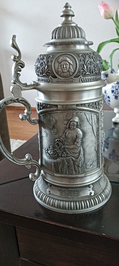 Tinnen. Bierpul, Ophalen of Verzenden