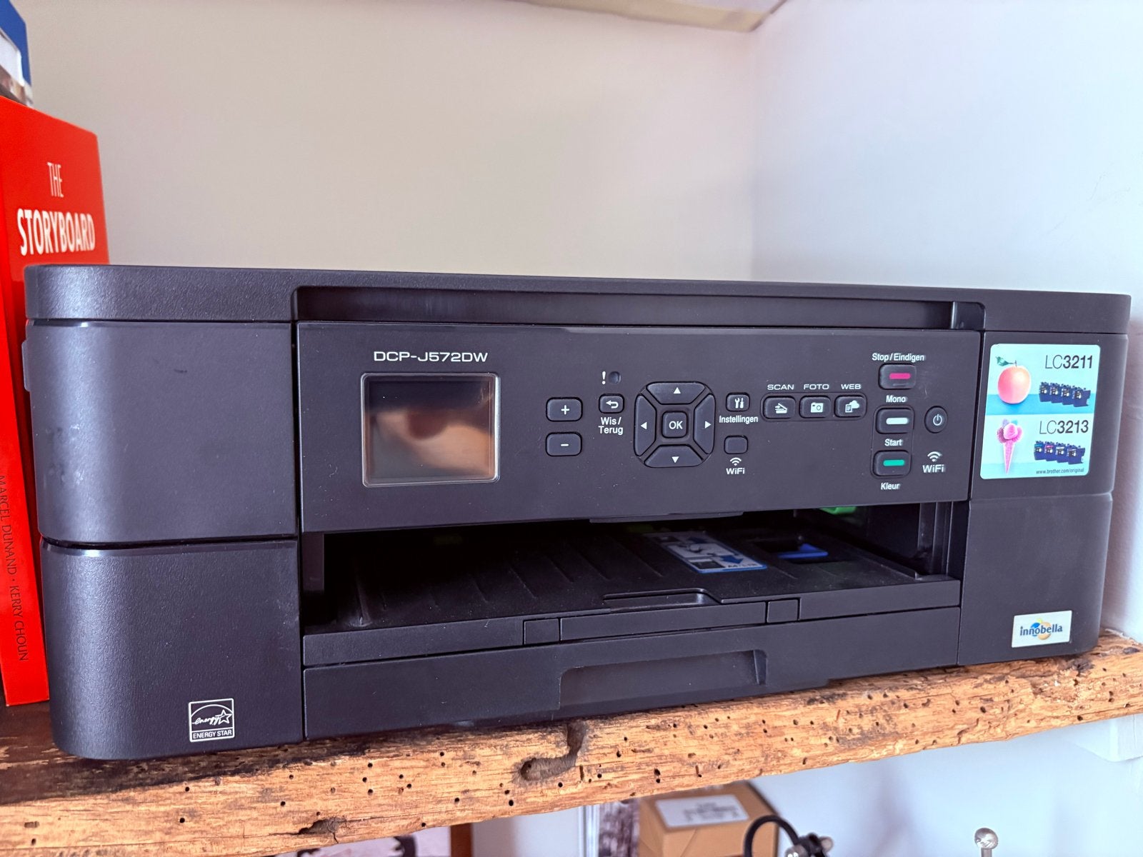 Brother DCP-J572DW All-in-one printer (cartridges leeg), Ophalen, Gebruikt, Inkjetprinter, All-in-one
