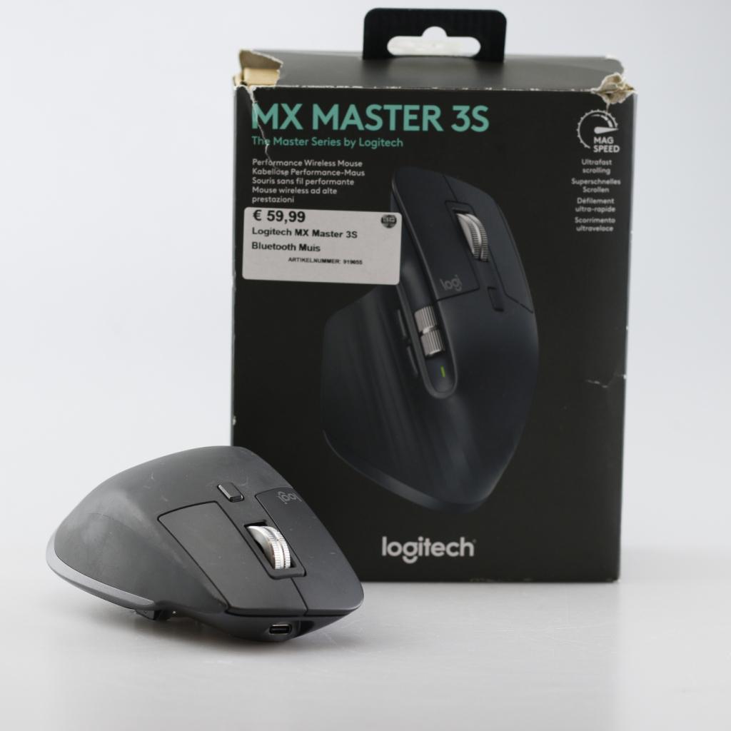 Logitech MX Master 3S Bluetooth Muis, Computers en Software, Muizen, Zo goed als nieuw