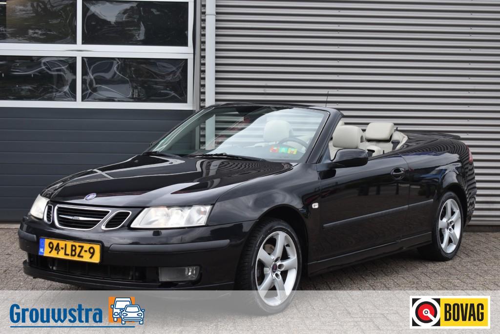 Saab 9-3 1.9 TID VECTOR CABRIO / STOELVERW / CLIMA / CRUISE, Auto's, Voorwielaandrijving, Gebruikt, 4 cilinders, Zwart