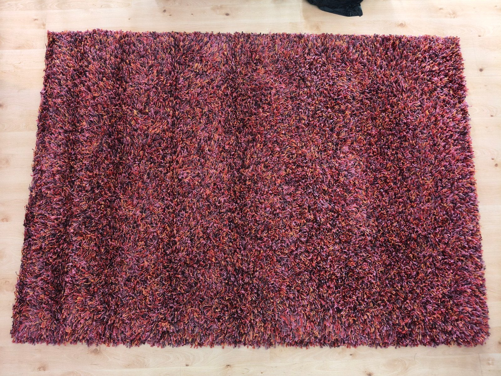 IKEA Vloerkleed 134x191 cm - Rood/Paars/Oranje, Ophalen, Gebruikt, 100 tot 150 cm, 150 tot 200 cm