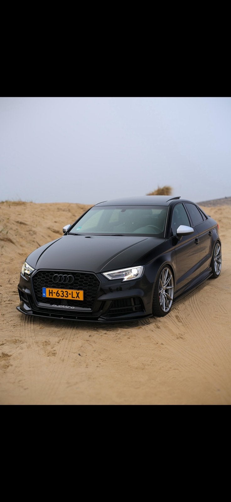 Audi A3 2.0 tfsi Quattro s-line, Auto's, Automaat, 4 cilinders, 1984 cc, Zwart
