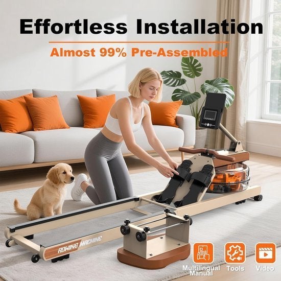 Waterroeimachine – Roeitrainer – Fitnessapparaat, Corvance B.V., Verzenden, Nieuw, Corvancebol@gmail.com