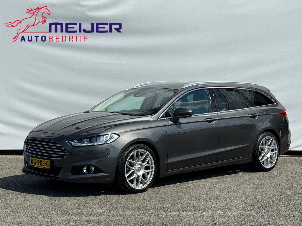 Ford Mondeo Wagon 1.5 Titanium Leer|Clima|Cruise|Navigatie|S, Auto's, Ford, 15 km/l, Euro 6, 4 cilinders, Mondeo
