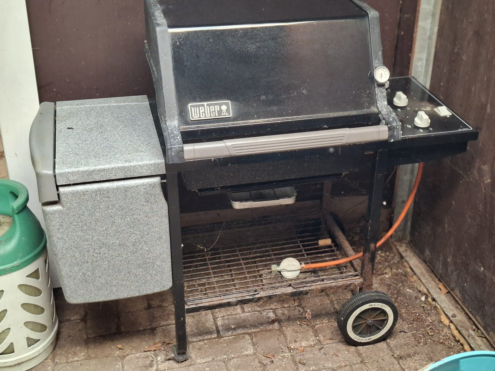 Laatste kans! Weber gas barbecue (overtollig verhuizing), Tuin en Terras, Ophalen, Gebruikt