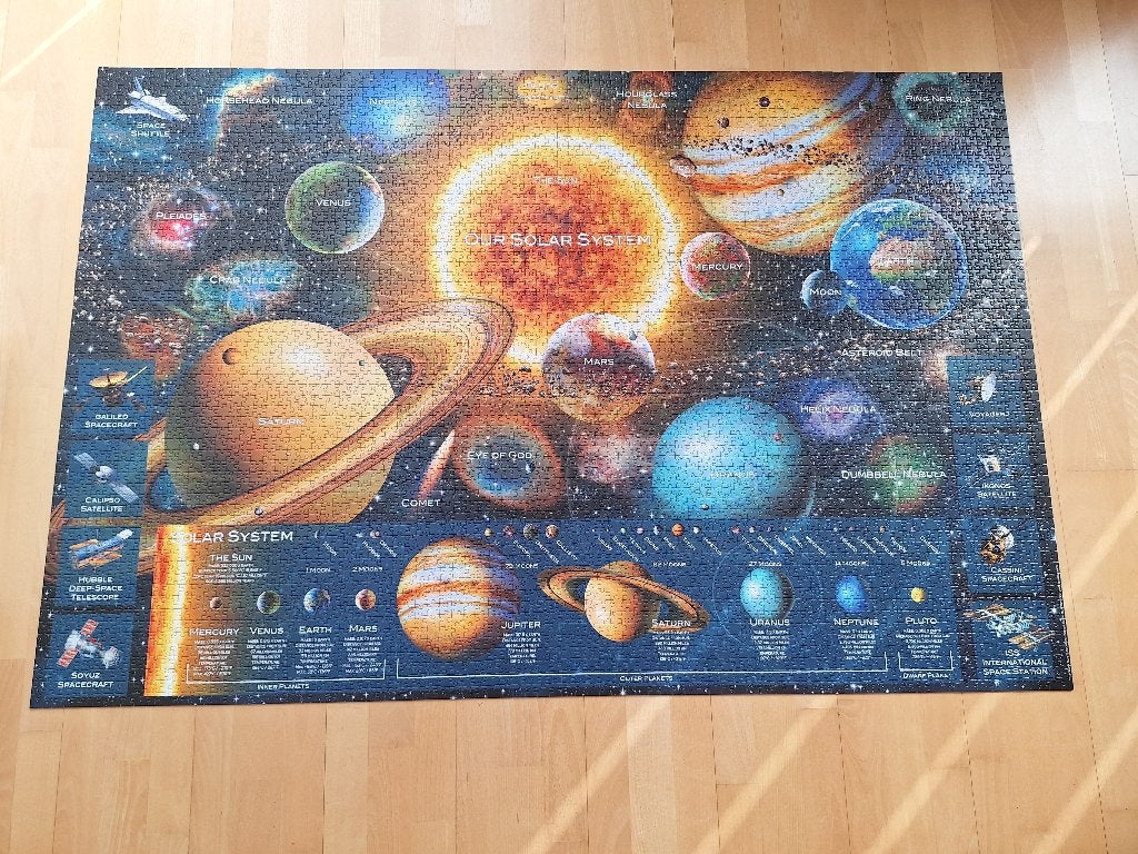 Puzzel 5000 stukjes Ravensburger compleet!, Ophalen of Verzenden, Meer dan 1500 stukjes, Zo goed als nieuw, Legpuzzel