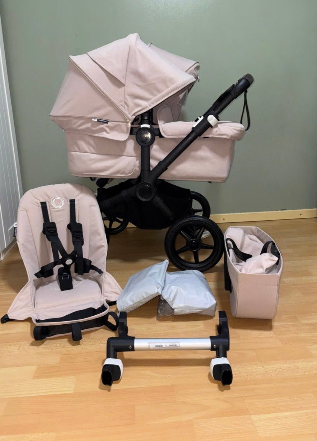 Bugaboo Donkey 5 Duo Desert Taupe compleet, Ophalen, Zo goed als nieuw, Bugaboo, Duowagen