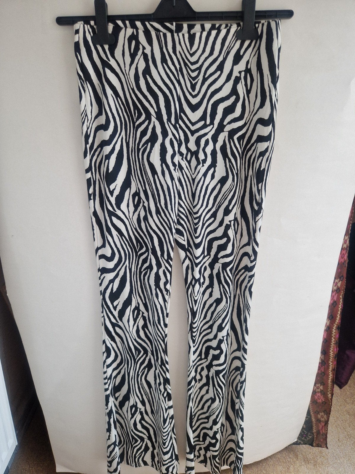 Zebra Print Flair Legging Broek Stretch M/L Nieuw, Zwart, Maat 42/44 (L), Nieuw, Ophalen of Verzenden
