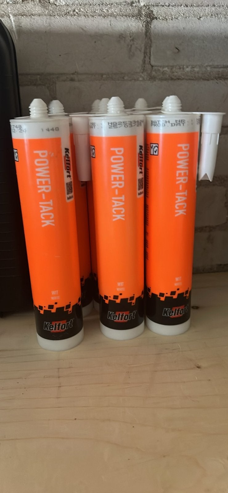 24 kokers Kelfort Power-Tack High Tack kit, Ophalen of Verzenden, Nieuw
