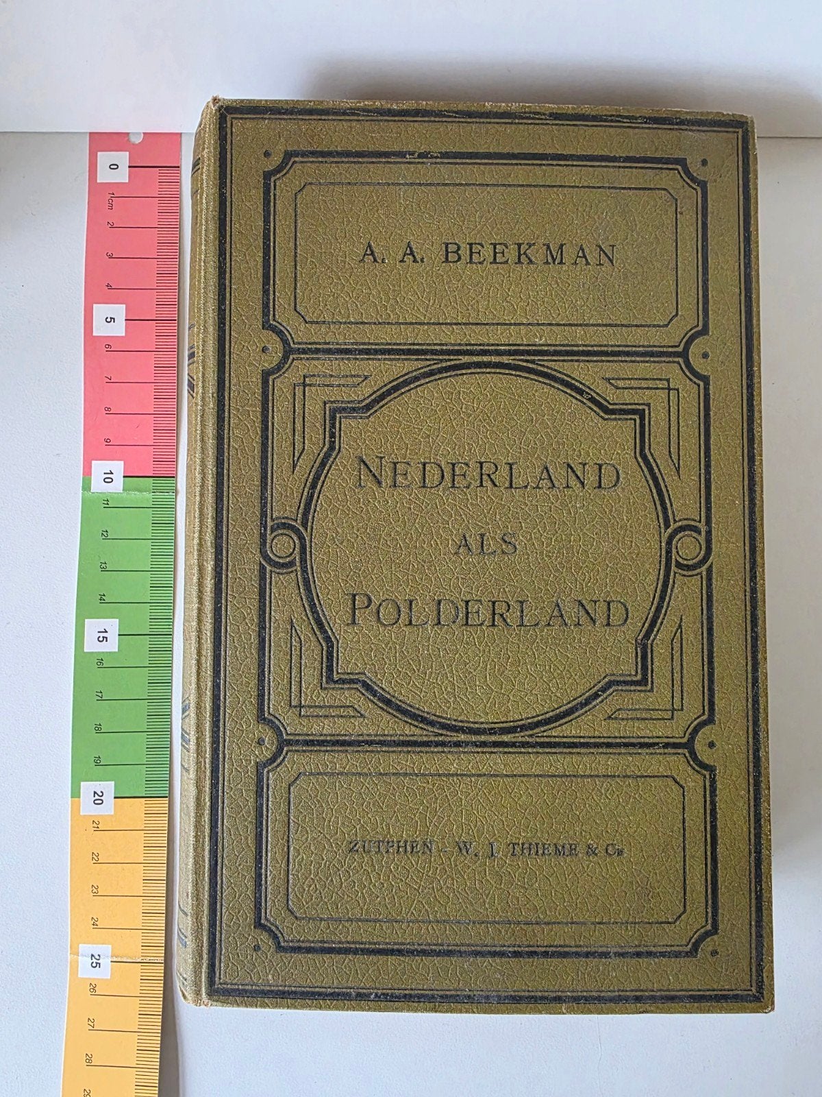 Nederland als Polderland - A.A. Beekman (1904), Ophalen of Verzenden, 20e eeuw of later, Gelezen, A.A. Beekman