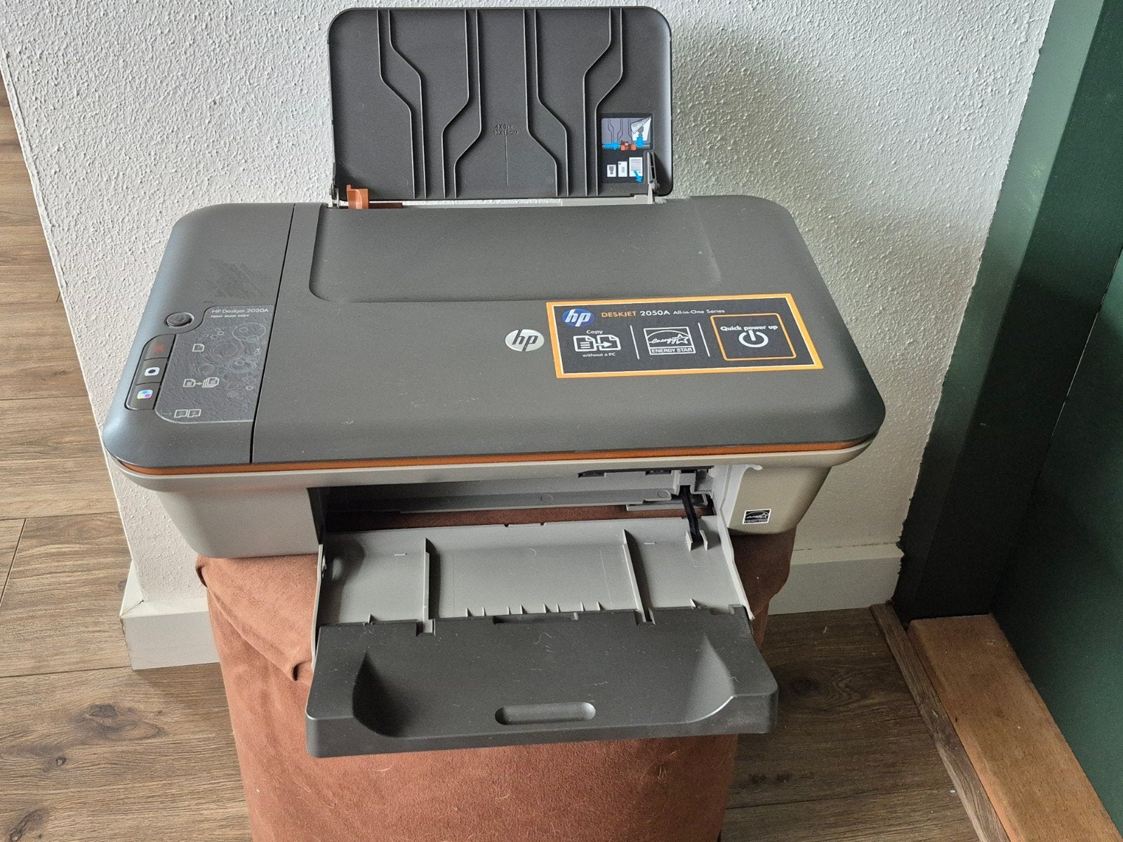 HP Deskjet 2050A All-in-One Printer - Gebruikt, Computers en Software, Printers, Ophalen, Kleur printen, Gebruikt, Inkjetprinter