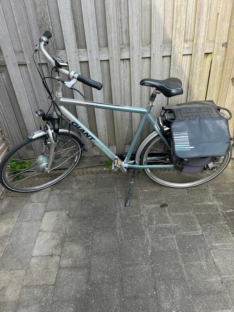 giant el.heren fiets maat xl, Fietsen en Brommers, Elektrische fietsen, 55 tot 59 cm, Ophalen of Verzenden, Gebruikt, Giant