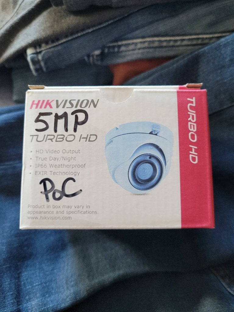 Hikvision 5MP TurboHD PoC Black label dome camera, Ophalen of Verzenden, Nieuw