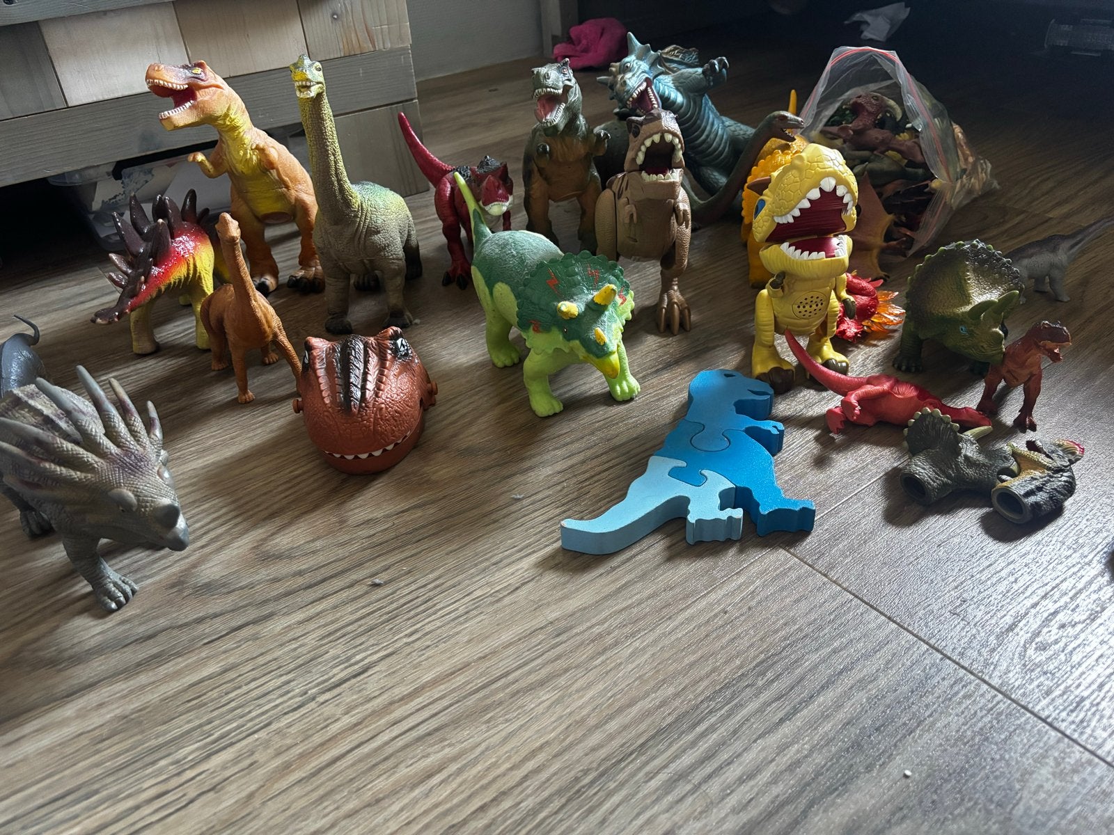 Grote verzameling dinosaurus speelgoed, Ophalen, Gebruikt