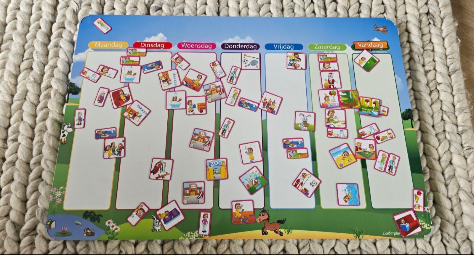 Planbord voor kinderen - Dagelijkse routine en activiteiten, Ophalen of Verzenden, Gebruikt, Ontdekken
