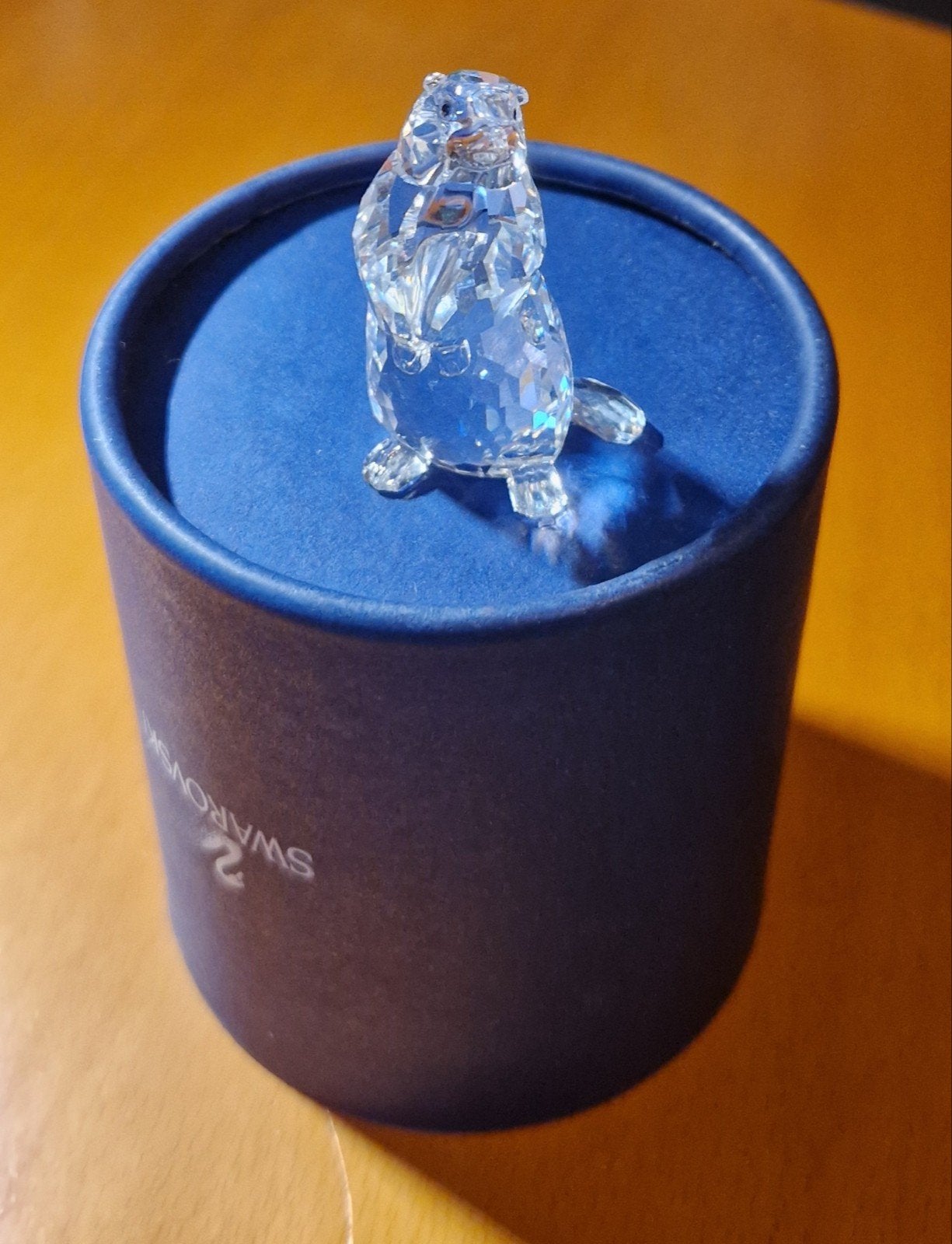 Swarovski Kristal Marmot figuurtje in doosje, Verzamelen, Swarovski, Ophalen of Verzenden