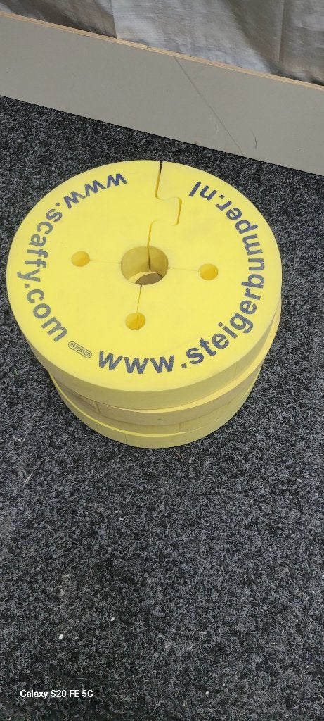 Steigerbumper / Steigerbeschermer - Geel, Ophalen of Verzenden, Zo goed als nieuw