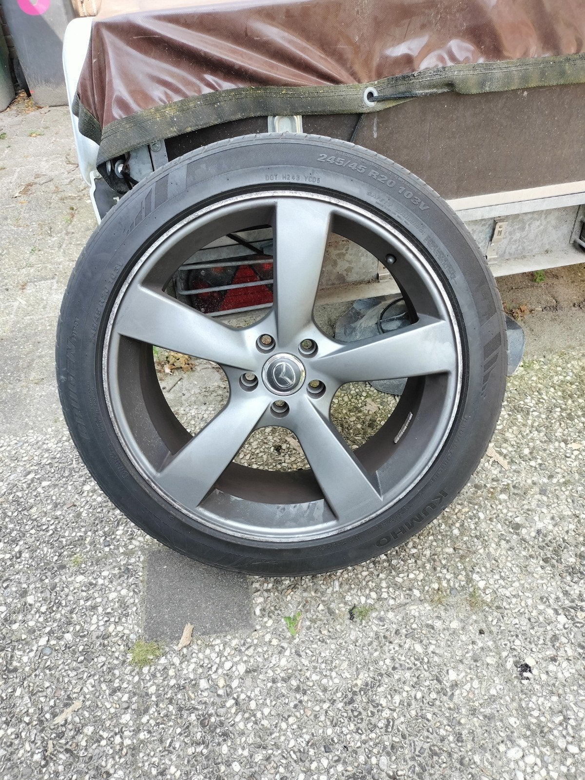 20 inch velgen met zomerbanden voor Mazda CX5, Auto-onderdelen, Ophalen, Banden en Velgen, 17 inch, Zomerbanden