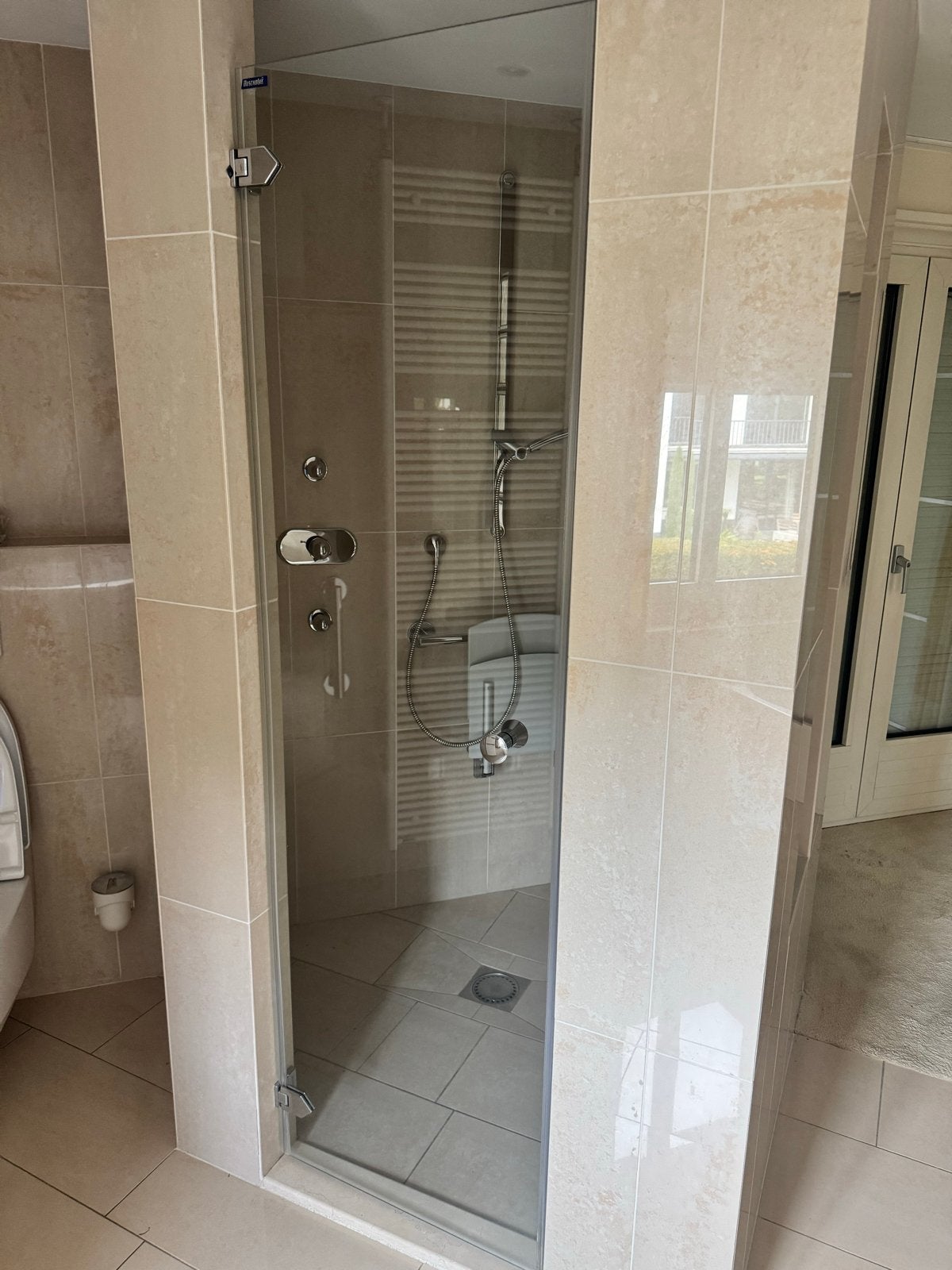 Ducholux Douchedeur B60 x H200 - Goede Kwaliteit, Ophalen, Gebruikt, Glas, Douche