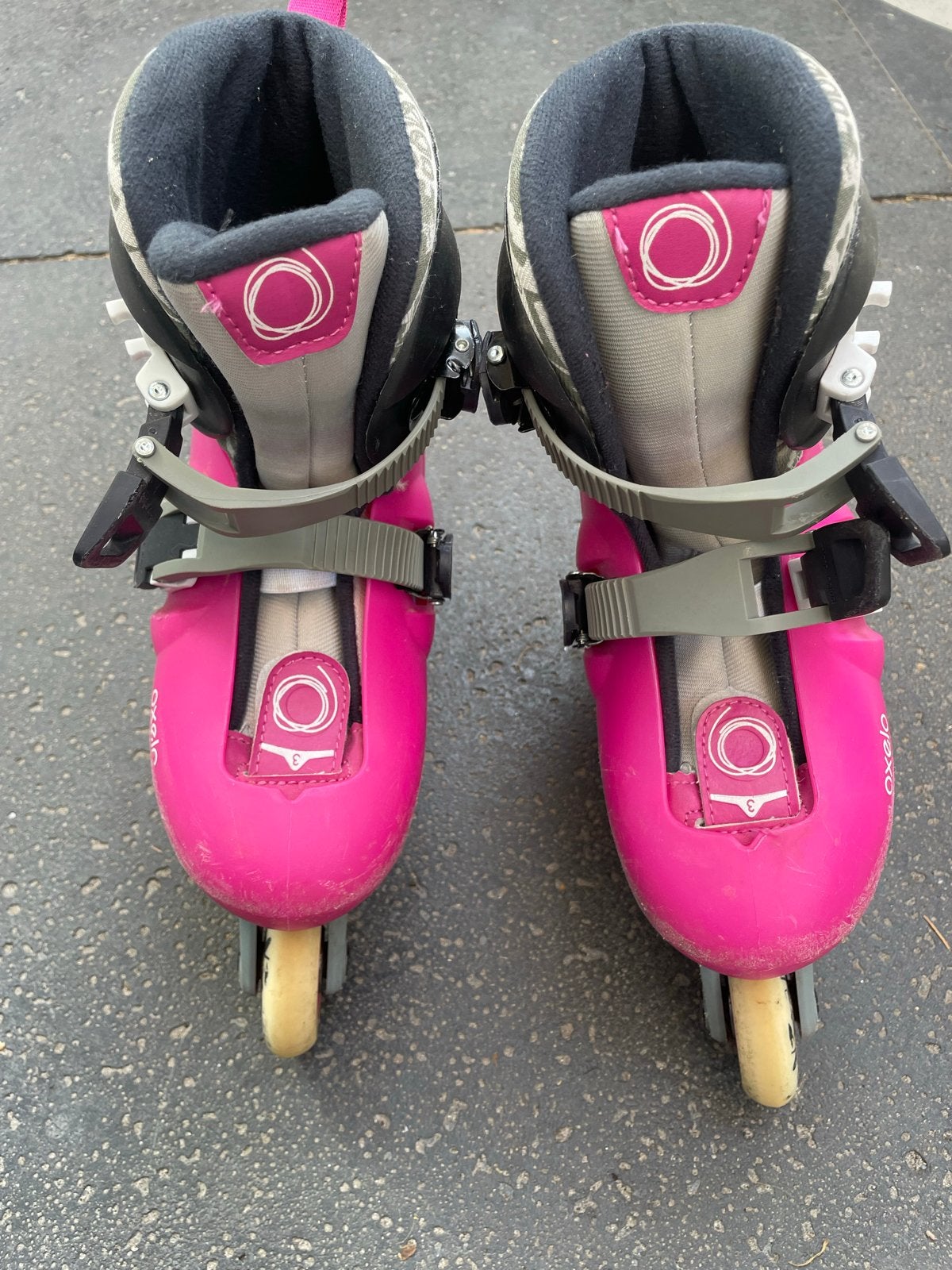 Roze inline skates voor kinderen - Maat 33/34 met 4 wielen, Ophalen, Kinderen, Inline skates 4 wielen, Verstelbaar