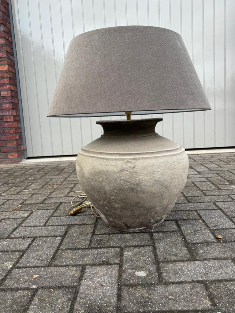 Mooie kruiklamp, Huis en Inrichting, Lampen | Tafellampen, Ophalen, Overige materialen, Gebruikt, 50 tot 75 cm