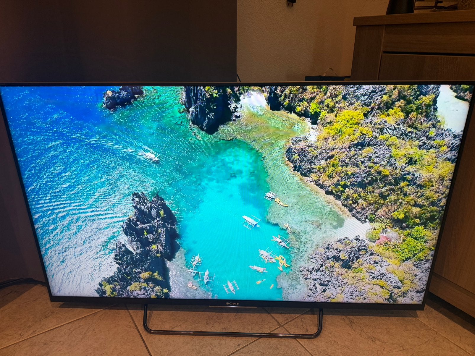 Sony Smart TV 50 inch (127 cm) met afstandsbediening, Ophalen, Zo goed als nieuw