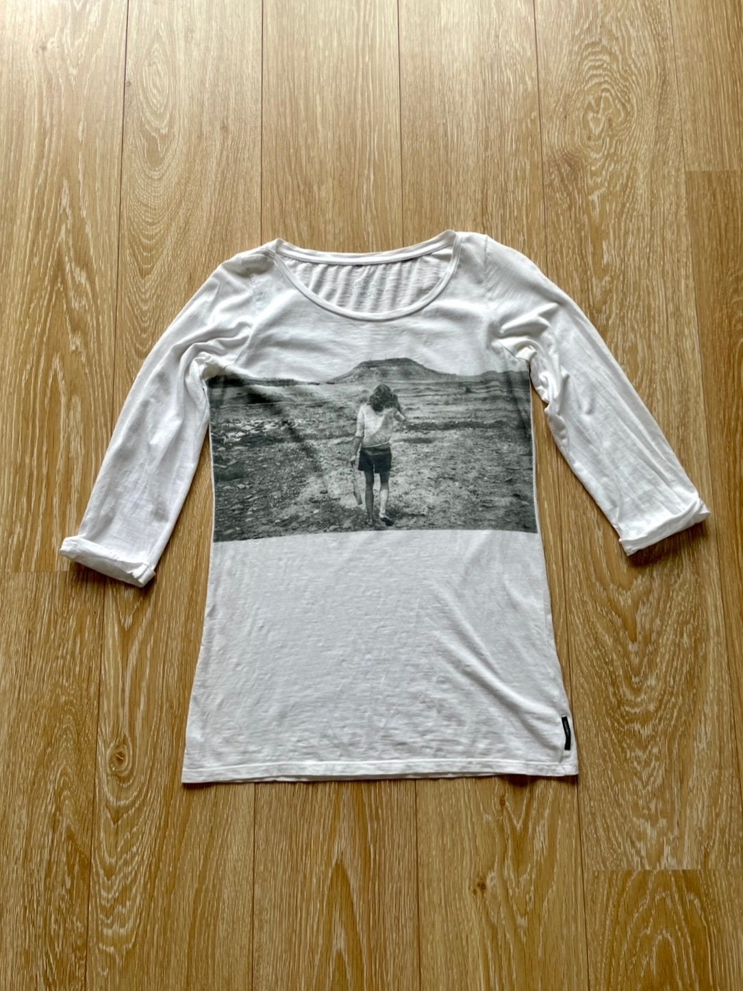 Maison Scotch t-shirt met halve mouwen en print, Maat 38/40 (M), Wit, Ophalen of Verzenden, Zo goed als nieuw