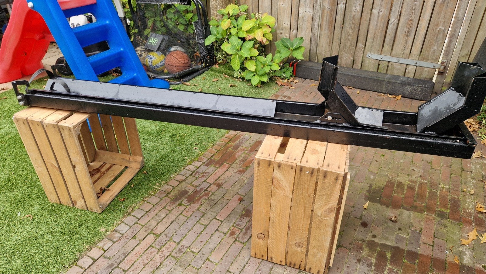 Oprijsysteem /Rijplaat Scooter/Motor/Crosser met Voorwielk, Ophalen, Gebruikt