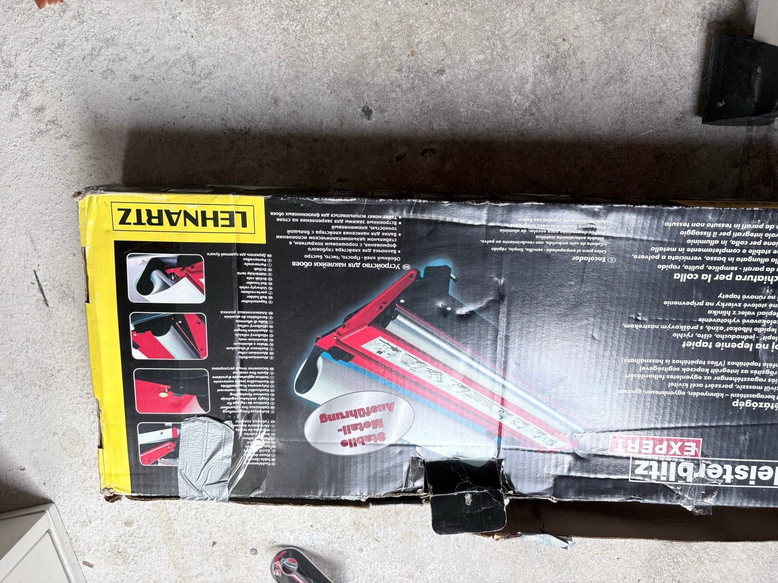Lehnartz Meisterblitz Kleistermachine - Behangmachine, Ophalen of Verzenden, Zo goed als nieuw, Overige typen