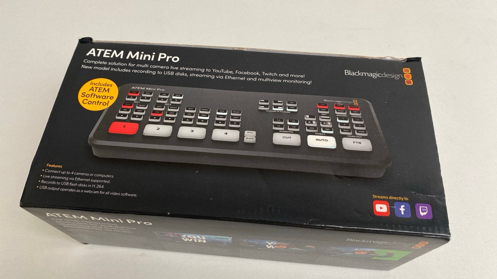 Blackmagic Design ATEM Mini Pro - Live Stream Switcher, Ophalen of Verzenden, Zo goed als nieuw, Video