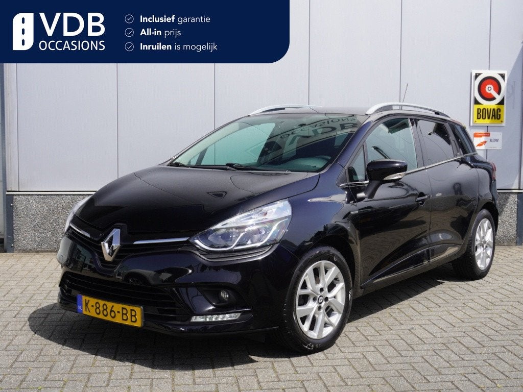 Renault Clio Estate 0.9 TCe Limited CarPlay | Keyless | Airc, Voorwielaandrijving, Stof, Gebruikt, 1098 kg