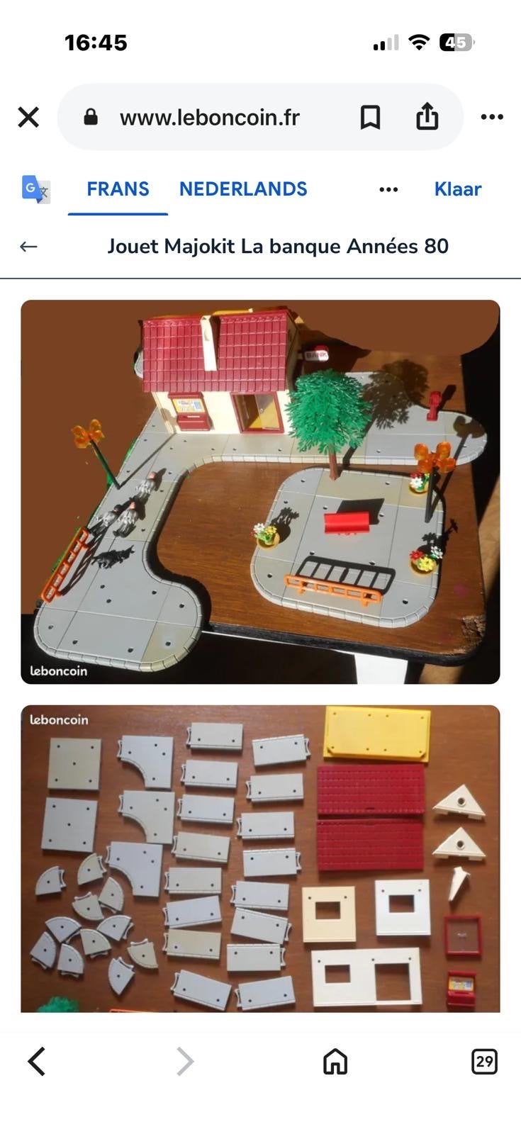 Majokit La Banque Jaren '80 - Uitgebreide Set, Kinderen en Baby's, Ophalen of Verzenden, Gebruikt, Overige merken