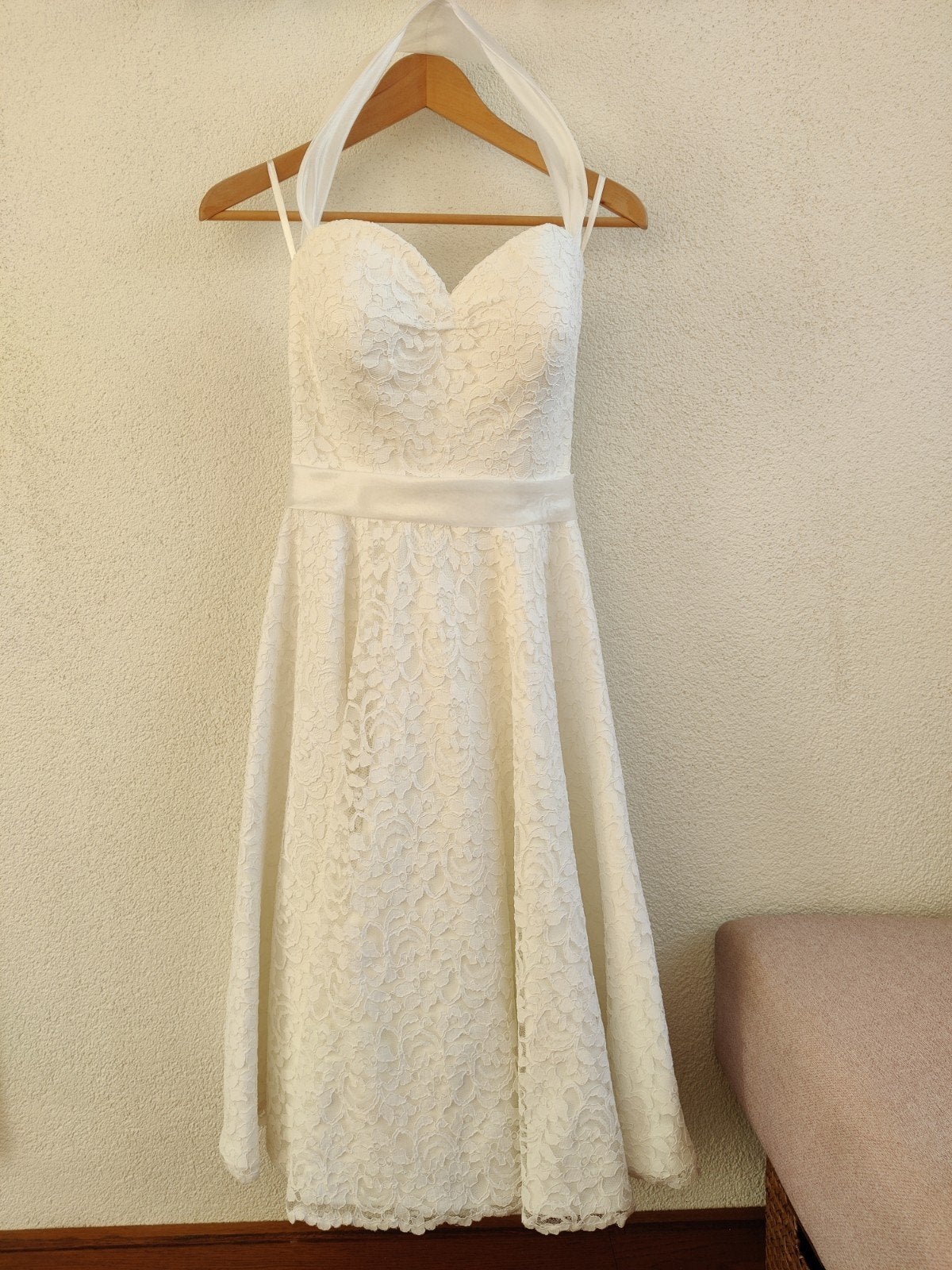 Vintage stijl trouwjurk Marilyn Monroe Maat 34/36 handgemaak, Kleding | Dames, Ophalen of Verzenden, Zo goed als nieuw, Wit, Trouwjurk