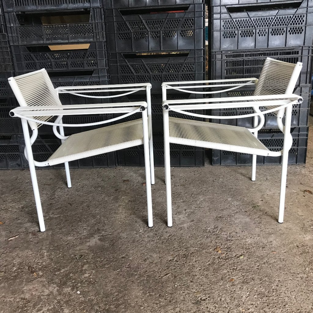 Set 2 IZGS vintage Alias 109 spaghetti chairs fauteuil, Ophalen, 75 tot 100 cm, Zo goed als nieuw, Nvt