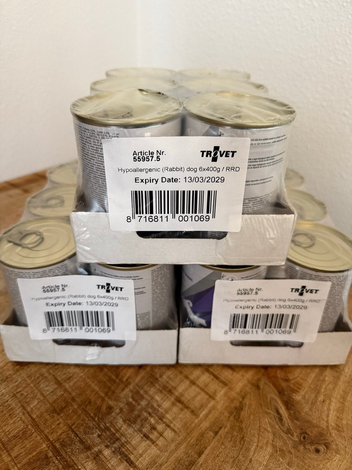 Trovet RRD konijn hypoallergeen hondenvoer 400 gram, Ophalen, Hond