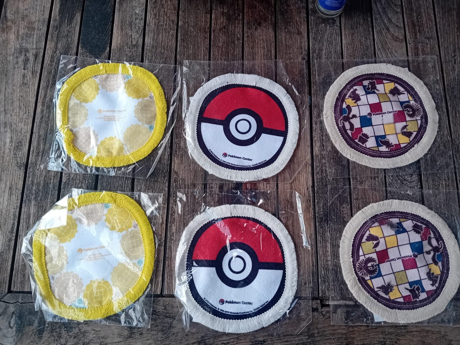 Official Pokémon Center Fabric Coasters Set (6 stuks) -, Ophalen of Verzenden, Nieuw