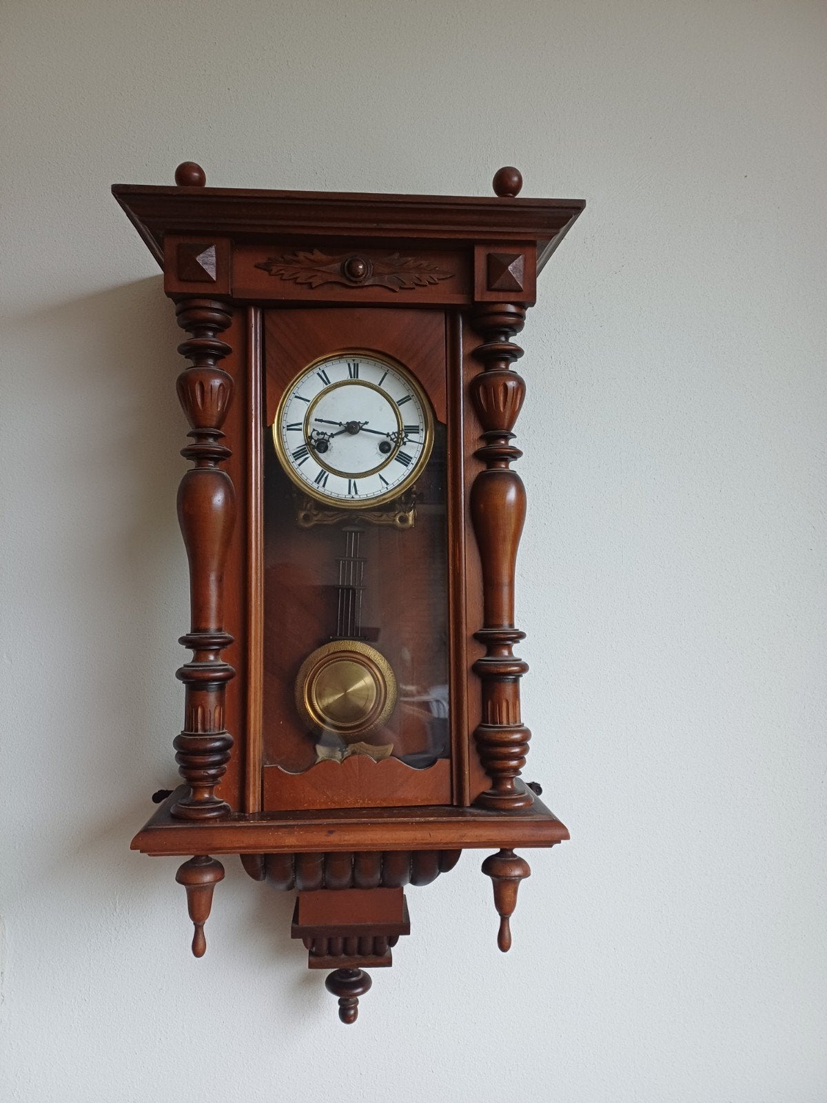 Antieke Wandklok / Regulateur met Paard voor € 45, Ophalen