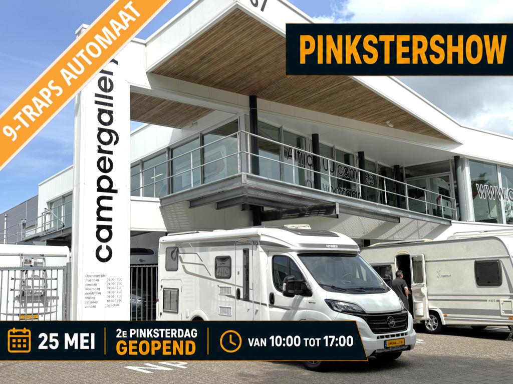 Hymer Exsis-T 474 9-TRAPS AUTOMAAT ENKELE BEDDEN XXL GARAGE, Automaat, Winterisolatie, Standaard zit, Ringverwarming