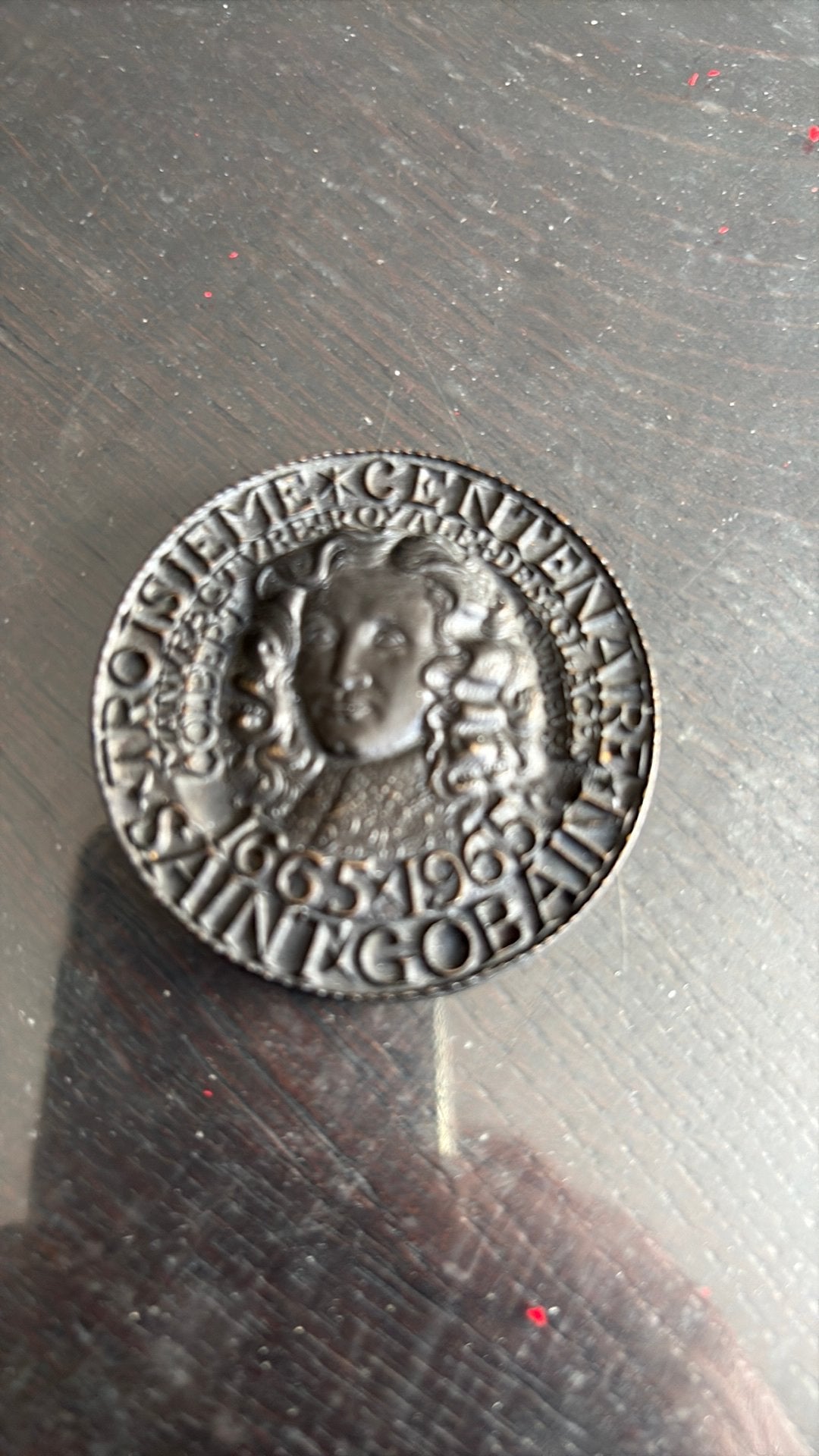Munt 300 jaar saint gobain, Ophalen of Verzenden, Brons
