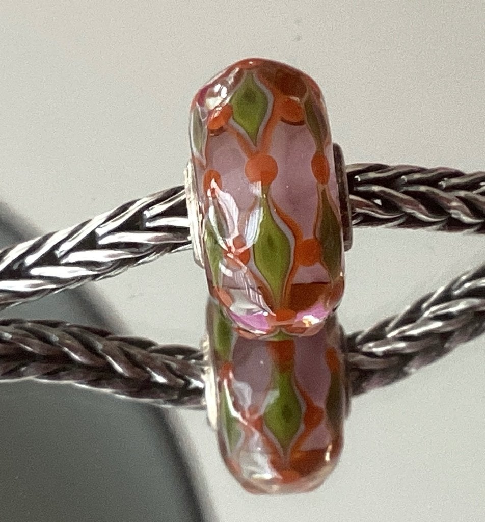 Trollbeads Paars Veld, Sieraden, Tassen en Uiterlijk, Bedels, Ophalen of Verzenden, Nieuw, Glas of Kristal, Trollbeads