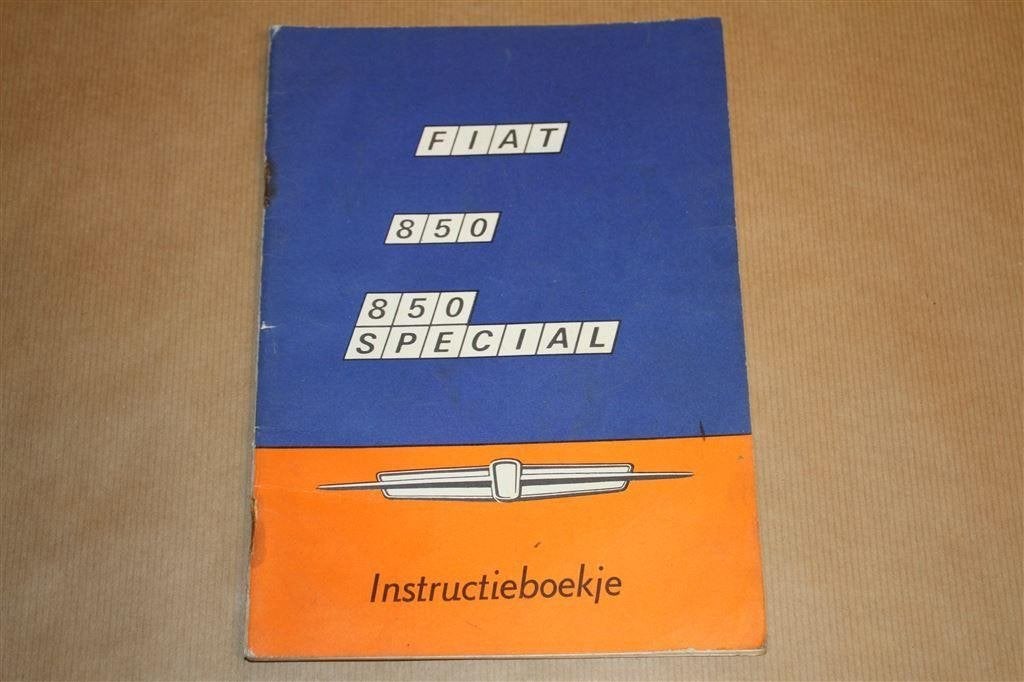 Fiat 850 / 850 Special - Instructieboekje - 1970, Ophalen of Verzenden