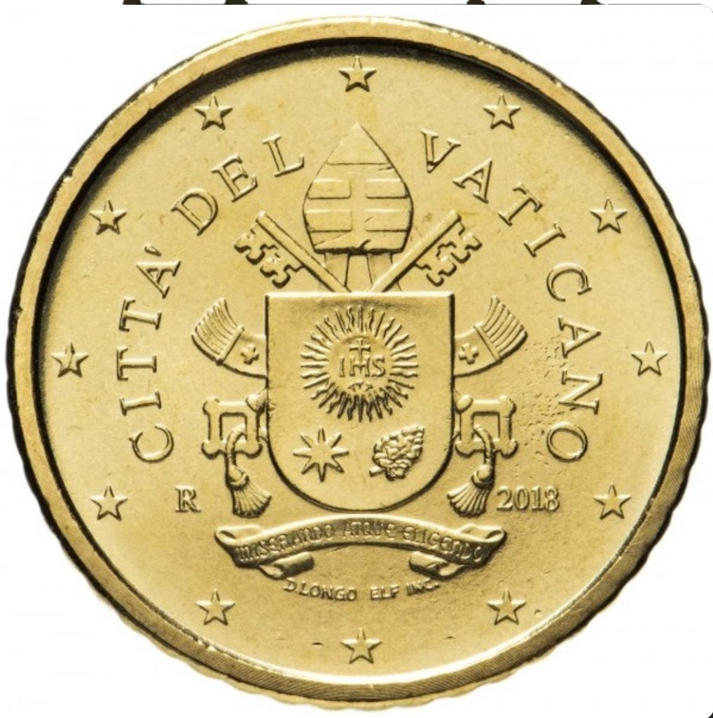 Euromunten, Ophalen of Verzenden, Vaticaanstad, 50 cent, Losse munt